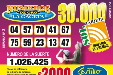 Los Números de Oro de LA GACETA