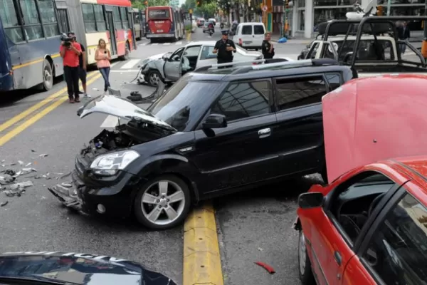 Un jugador de Vélez involucrado en un accidente de tránsito