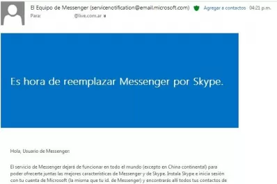 Ahora sí, Microsoft anuncia que reemplazará Messenger con Skype