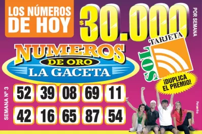 Los Números de Oro de LA GACETA