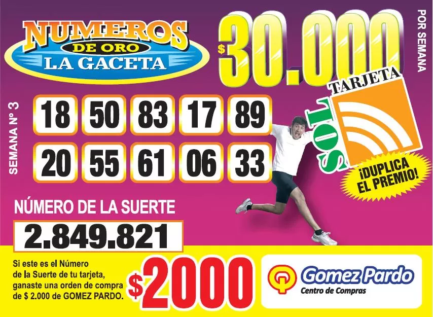 Los Números de Oro de LA GACETA