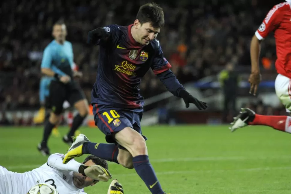 ULTIMA JUGADA. Pensé en que era la última pelota que iba a tocar por mucho tiempo, confesó Messi. REUTERS