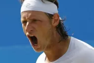 Nalbandian regresó al tenis con un triunfo contundente sobre Dolgopolov