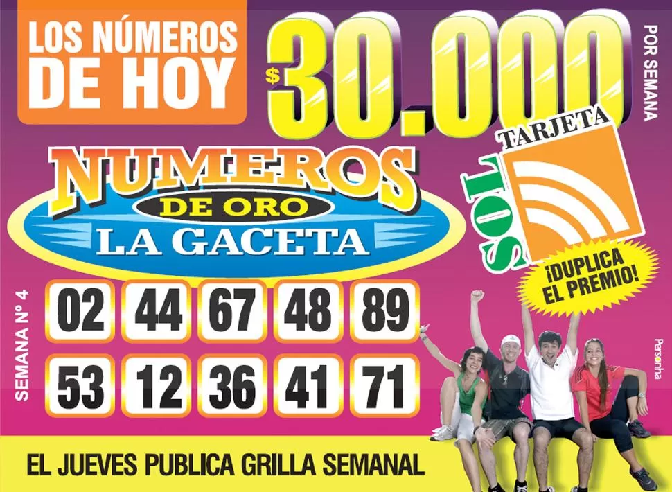 Los Números de Oro de LA GACETA