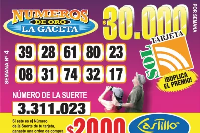 Los Números de Oro de LA GACETA