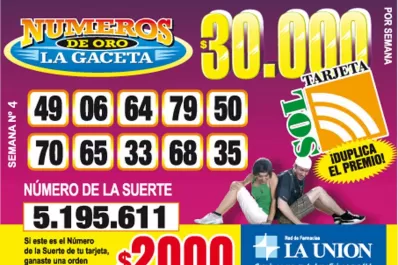 Los Números de Oro de LA GACETA