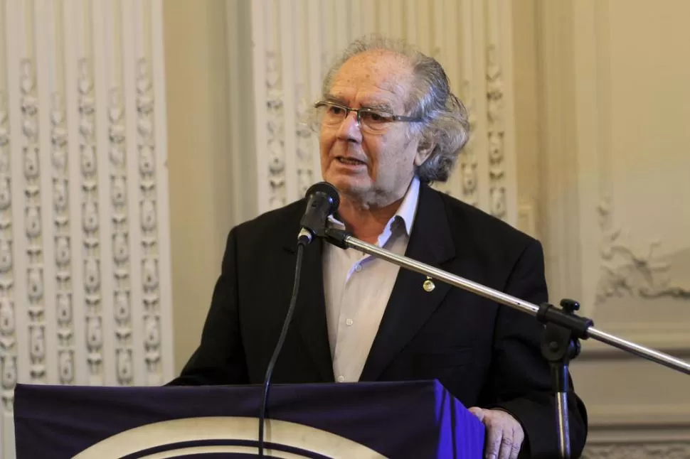 PREMIO NOBEL. Pérez Esquivel  pidió respetar la división de poderes. LA GACETA / FOTO DE ANALÍA JARAMILLO