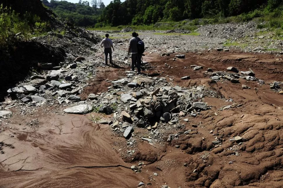 MATERIALES. Cada río aporta distintos tipos de áridos que son utilizados como materia prima en obras de infraestructura y de construcción.  LA GACETA / FOTO DE ANALIA JARAMILLO 