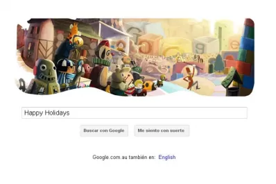 Google se suma a los festejos de la Navidad con un doodle