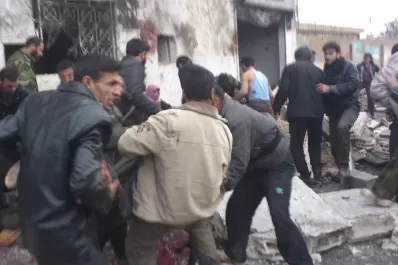 Mortal ataque aéreo contra una panadería