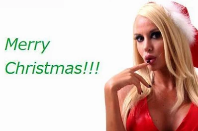 Luciana Salazar y su mensaje hot de Navidad