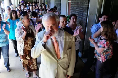 Herrera Molina pasó por Tribunales y lo despidieron con aplausos