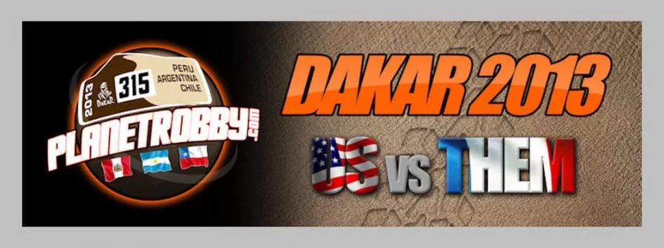 MARKETINERO. Robby Gordon calienta el ambiente previo de la carrera. 