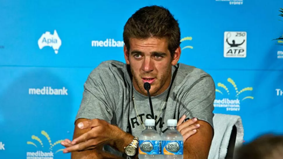 RENUNCIA. Juan Martín Del Potro, el tenista número 1 de la Argentina, no jugará la Copa Davis en 2013, por sus diferencias con el capitán Martín Jaite. 