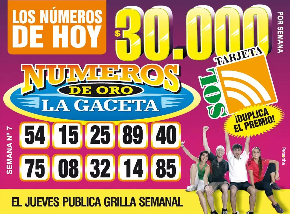 Los Números de Oro de LA GACETA