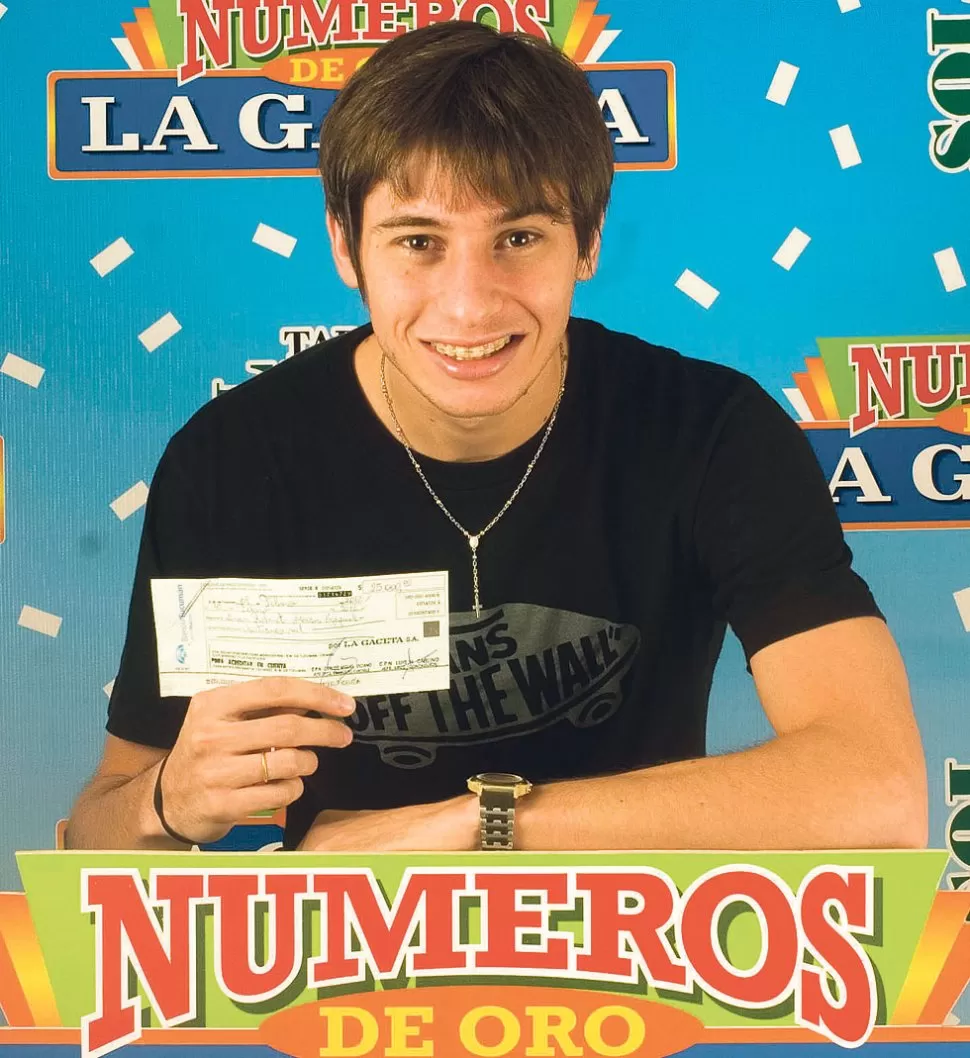 AFORTUNADO. Ezequiel Robinet festejará con una reunión familiar.LA GACETA / FOTO DE OSCAR FERRONATO