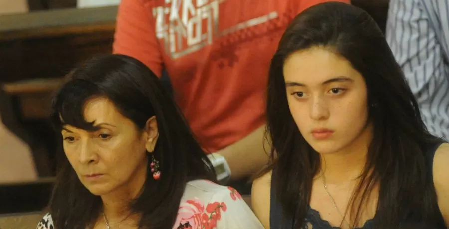 JUNTAS. Micaela acompañó gran parte de la lucha de su abuela Susana Trimarco. LA GACETA / FOTO DE FRANCO VERA