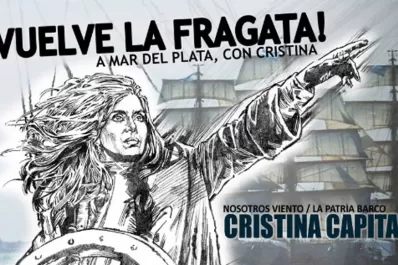 Cristina Capitana, reza la convocatoria para recibir a La Fragata Libertad