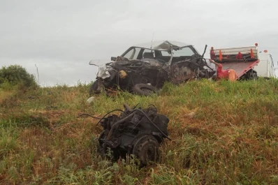 Un camionero tucumano protagonizó un violento choque en Santiago del Estero