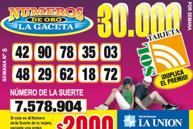 Los Números de Oro de LA GACETA