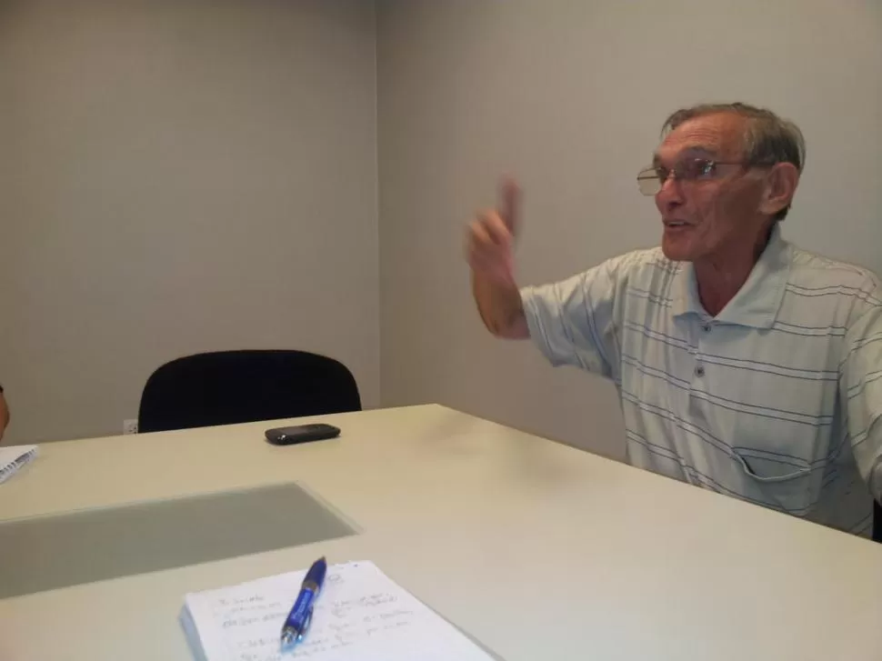 MEJORAR, LA TAREA. Muiño consideró que deben lograr dos bancas. LA GACETA / FOTOS DE JUAN PABLO DURAN