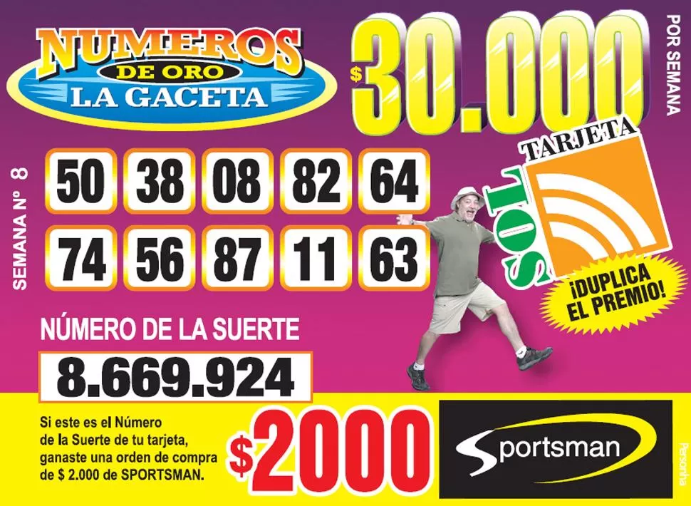 Los Números de Oro de LA GACETA