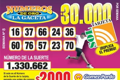 Los Números de Oro de LA GACETA