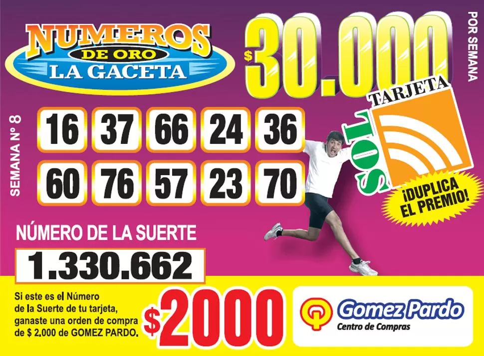 Los Números de Oro de LA GACETA