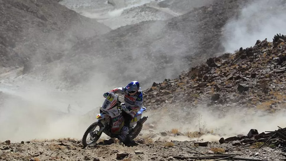 IMPARABLE. Chaleco López se acerca a la punta. FOTO TOMADA DE RALLYDAKAR2013.COM