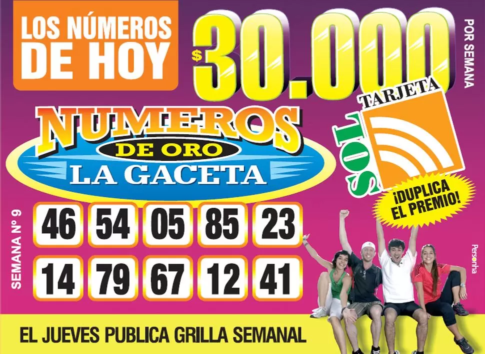 Los Números de Oro de LA GACETA