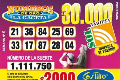 Los Números de Oro de LA GACETA