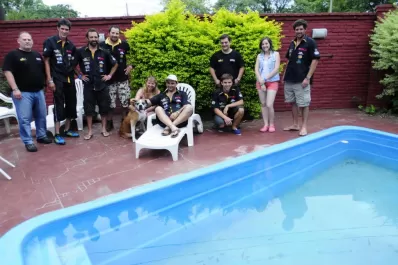 Bollero armó su propio vivac