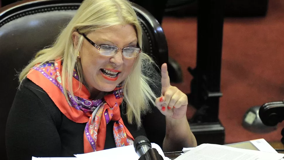 CRITICA. Carrió extendió el pedido de juico político contra De Vido. TELAM