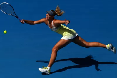 Las mejores fotos de Sharapova en su debut en Melbourne
