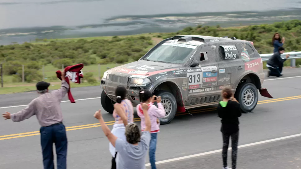 GRAN PERFONMANCE. El mendocino marcha quinto en la tabla general. ARCHIVO LA GACETA / FOTO DE DIEGO ARAOZ