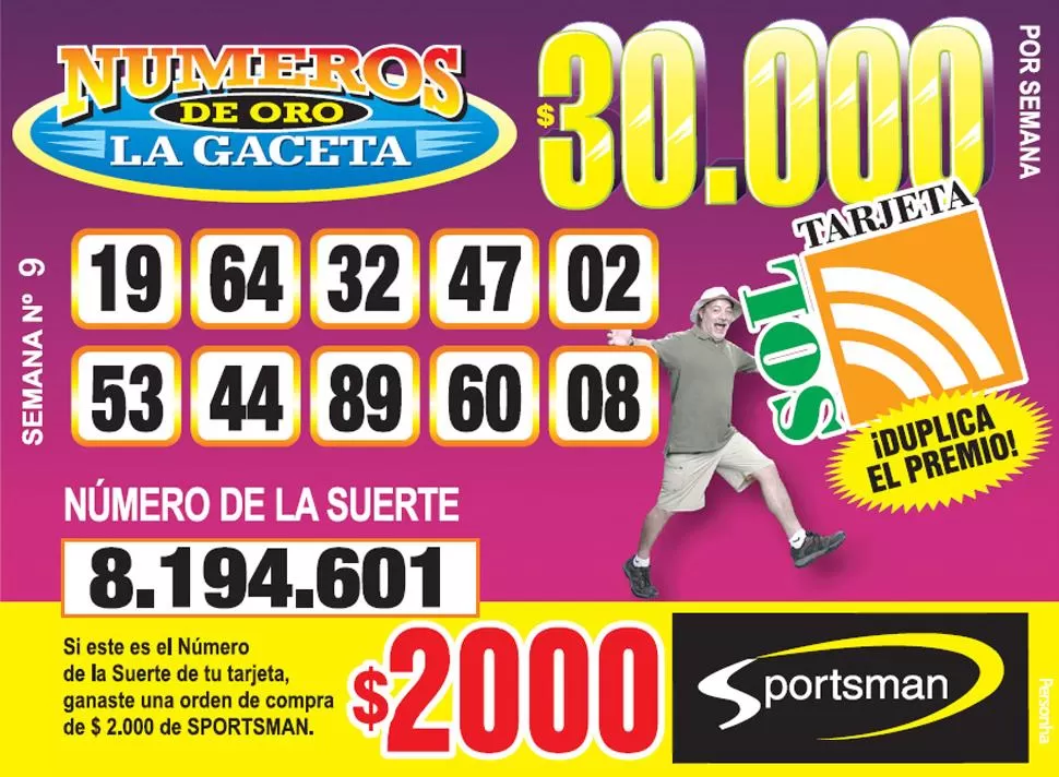 Los Números de Oro de LA GACETA