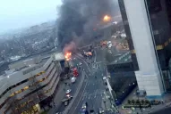 Un helicóptero se estrelló en el centro de Londres: hay dos muertos