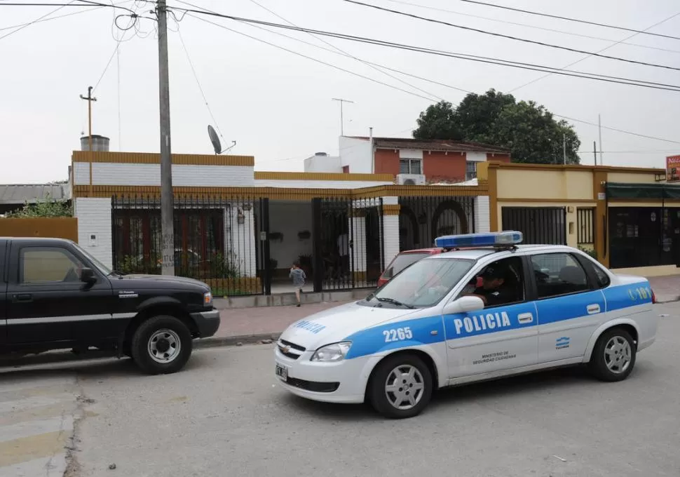 LA CASA DE LA TRAGEDIA. La familia Pirlo festejaba la Navidad cuando llegó el homicida y abrió fuego. LA GACETA / FOTO DE OSVALDO RIPOLL (ARCHIVO)