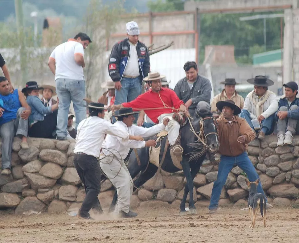 Una experiencia gaucha entre pialadas, música y comidas regionales. LA GACETA / FOTO DE OSVALDO RIPOLL (ARCHIVO)  