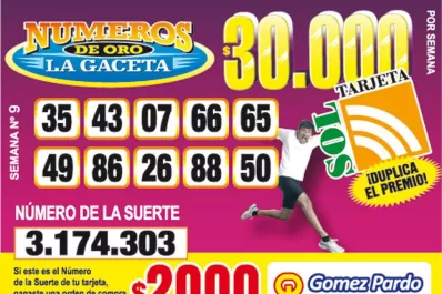 Los Números de Oro de LA GACETA