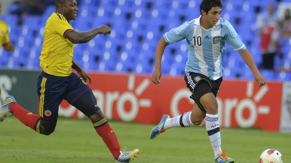 BUEN FINAL. Los chicos argentinos se despidieron conn una victoria sobre Colombia, por 3 a 2, aunque no les alcanzó para seguir adelante. DYN