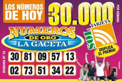 Los Números de Oro de LA GACETA