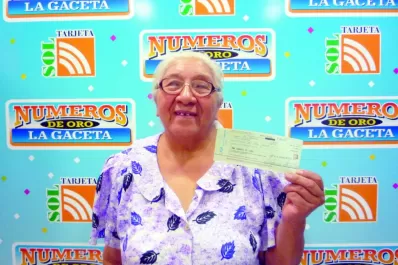 El premio llegó justo para pagar deudas