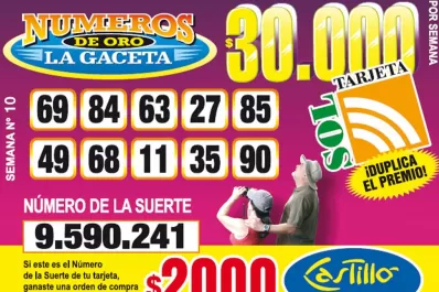 Los Números de Oro de LA GACETA