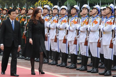 La Presidenta cerró su visita a Vietnam