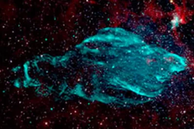 Fotografían los restos de una supernova de 20.000 años que se parece a un manatí de Florida