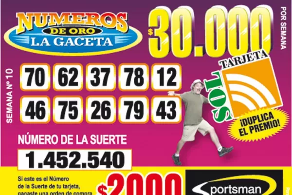 Los Números de Oro de LA GACETA