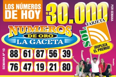 Los Números de Oro de LA GACETA