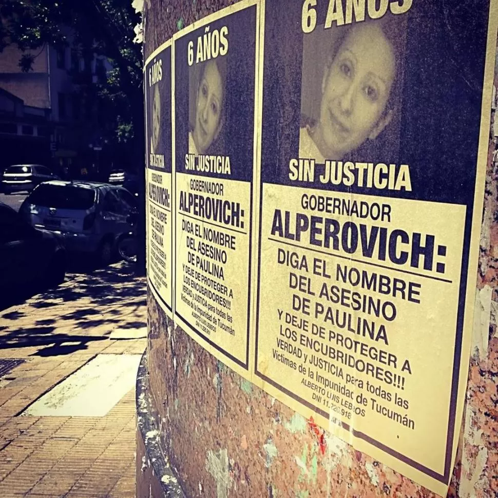 AFICHE EN BUENOS AIRES. La foto de Paulina sorprendió a los tucumanos. GENTILEZA JUAN JOSE DOMINGUEZ