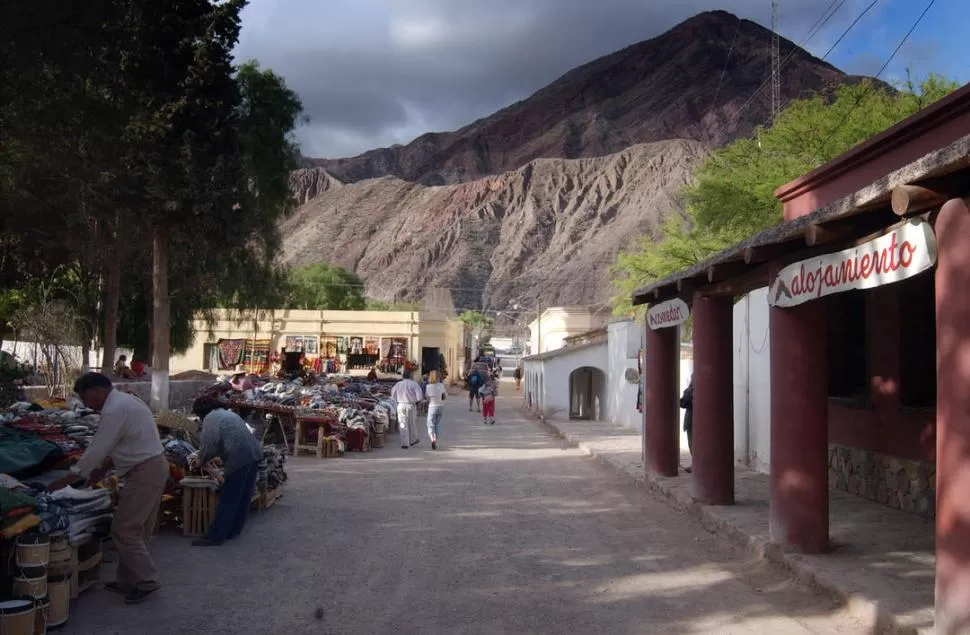 UN PAISAJE INCREÍBLE. La ciudad de Purmamarca, donde está el Cerro de 7 Colores, es una de las preferidas. TELAM